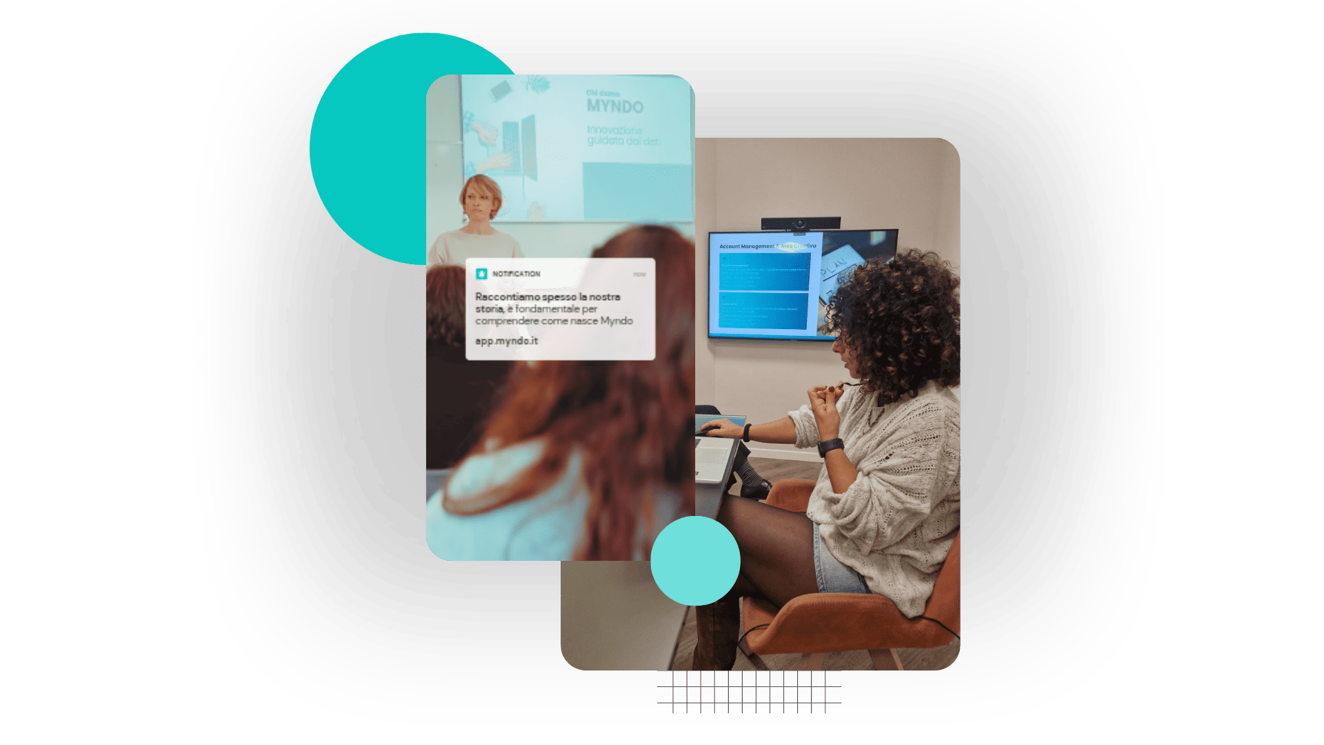 Sessione di formazione AI Myndo in aula