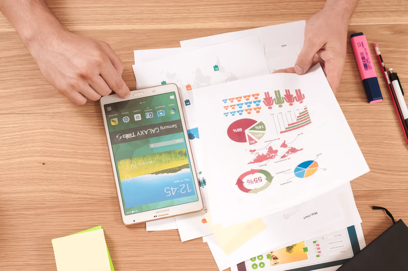 Budget media multi-canale - Pie chart di allocazione budget media tra Google Meta TikTok e LinkedIn